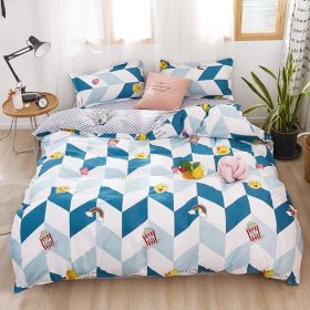 Washed Cotton Four-piece Bedding Set Autumn Single