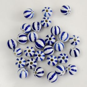 Blue And White Porcelain Ceramic Beads