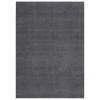 Washable Rug Fluffy Short Pile 63"x90.6" Anti Slip Anthracite