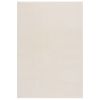 Washable Rug Soft Fluffy Short Pile 63"x90.6" Anti Slip Cream