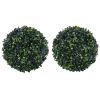 Artificial Boxwood Balls 2 pcs 17.7"