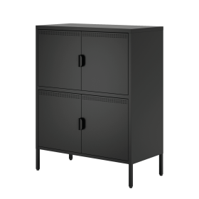 4 Door Metal Accent Storage Cabinet for Home Office,School,Garage