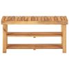 Shoe Rack 35.4"x12.5"x18.1" Solid Acacia Wood