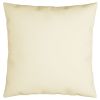 Throw Pillows 4 pcs Cream 19.7"x19.7" Fabric