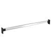 Telescopic Wardrobe Rails 2 pcs Silver 22.8"-39.4"