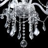 6 Lights Crystal Chandelier Elegant Pendant Fixture Glass Ceiling Lighting Lamp