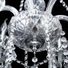 6 Lights Crystal Chandelier Elegant Pendant Fixture Glass Ceiling Lighting Lamp