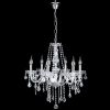 6 Lights Crystal Chandelier Elegant Pendant Fixture Glass Ceiling Lighting Lamp