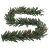 Artificial Christmas Trees 2 pcs with Wreath; Garland and LEDs
