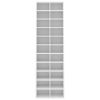 Shoe Cabinet White 21.3"x13.4"x72" Engineered Wood