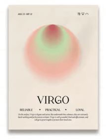 Retro 12 Zodiac Posters Canvas Wall Art Pictures Home Decor (Option: 15x20cm-No.10)