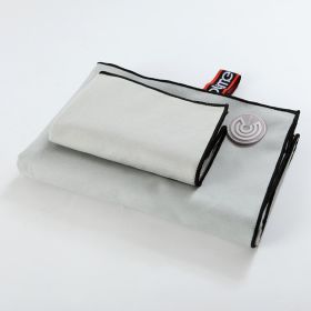 Beach Towel Sports Towel Outdoor Swimming Speed Dry (Option: Light Grey-40X80cm)