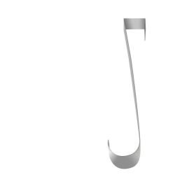 Creative Christmas Wreath Door Hanging Christmas Decorations Hook Wreath Hanging Hook (Color: White)