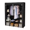 Portable Closet Organizer Storage, Wardrobe Closet with Non-Woven Fabric 14 Shelves, Easy to Assemble RT