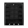 Portable Closet Organizer Storage, Wardrobe Closet with Non-Woven Fabric 14 Shelves, Easy to Assemble RT