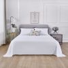 3-4 Piece Vintage Colored Sheets Set Ultra Soft Microfiber Bed Sheets & Pillowcase with Natural Wrinkle Texture