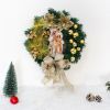 Christmas decorations Scene decoration props Jesus Christmas wreath door hanging