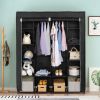 Portable Closet Organizer Storage, Wardrobe Closet with Non-Woven Fabric 14 Shelves, Easy to Assemble RT