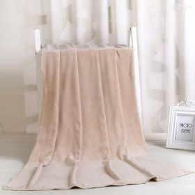 Large Cotton Absorbent Quick Drying Lint Resistant Towel (Option: Camel-100x200cm)